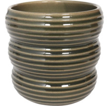 Keramik Pflanzgefäß mit Rillenmuster