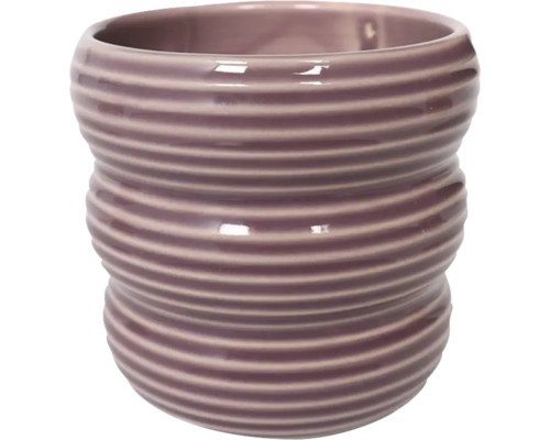 Keramik Blumentopf mit gerippter Textur