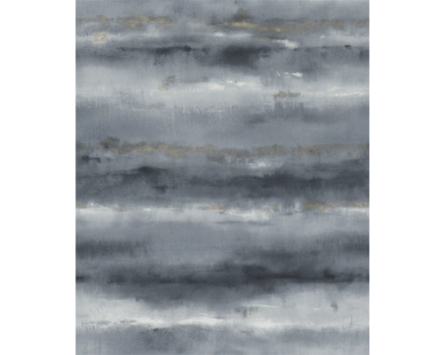 Papier peint à rayures horizontales avec motif abstrait