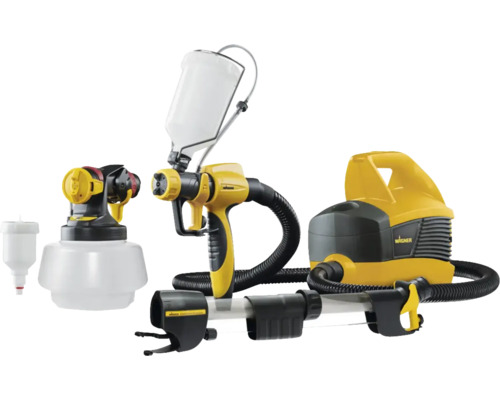 Wagner Système de pulvérisation de peinture Universal Sprayer W 690 FLEXiO SET (CH) Système de pulvérisation de peinture avec différents embouts et récipients