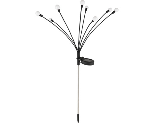 Lampe solaire avec plusieurs bras et lumières LED pour le jardin