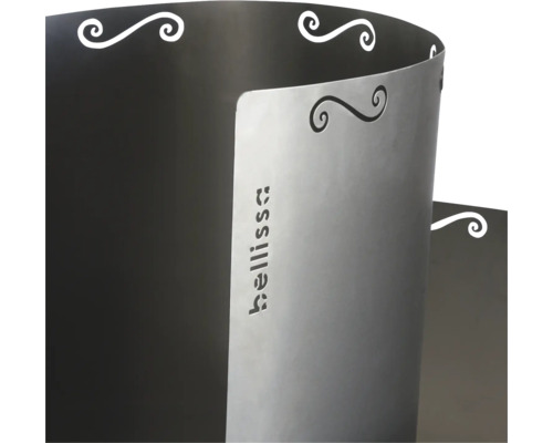 Jardinière Bellissa en métal avec découpes décoratives