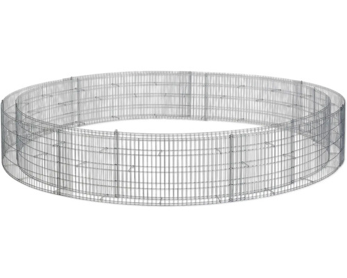 Bordure de bassin ronde en treillis métallique pour aménagement de bassin