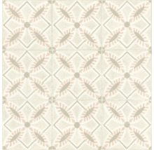 Motif de carreaux avec un design floral pour la conception de sols et de murs