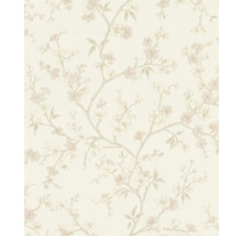 Papier peint motif branches fleuries