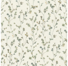 Papier peint à motif de feuilles