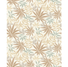 Papier peint à motif de feuilles