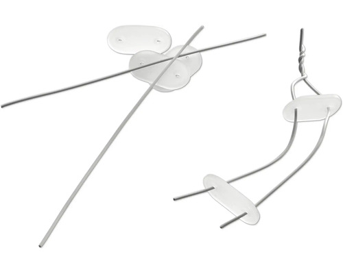 Distanzstücke und Metalldrähte im Detail