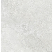 Helle Feinsteinzeugfliese mit Marmorstruktur