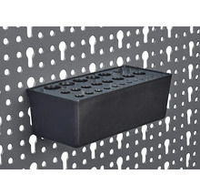 Küpper Systemhalter für Lochwand für Bohrer 125 x 55 x 40 mm schwarz