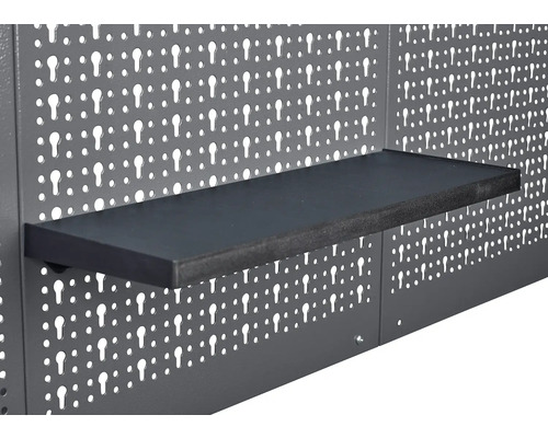 Panneau mural pour outils avec étagère