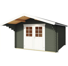 Abri de jardin en bois avec double porte