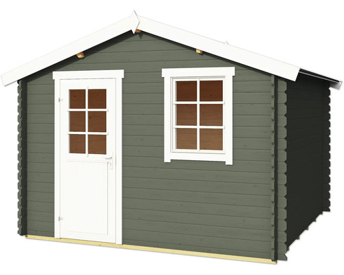 Abri de jardin en bois avec porte et fenêtre