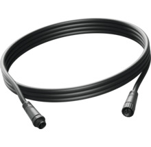 Schwarzes Anschlusskabel mit zwei Enden