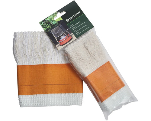 Mèches Juliana pour chauffage de serre, deux pièces