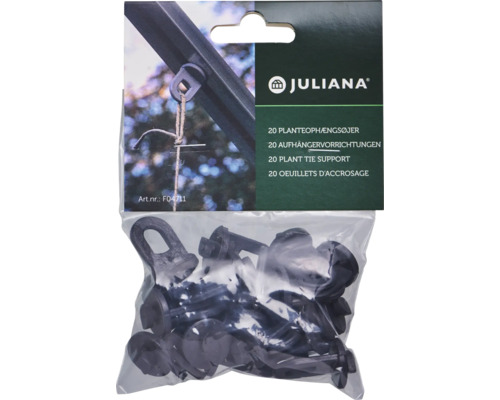 Ensemble de crochets pour plantes Juliana, 20 pièces dans un emballage
