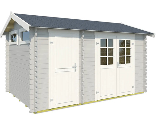 Abri de jardin en bois avec double porte et fenêtre