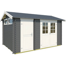 Abri de jardin en bois avec fenêtre et double porte