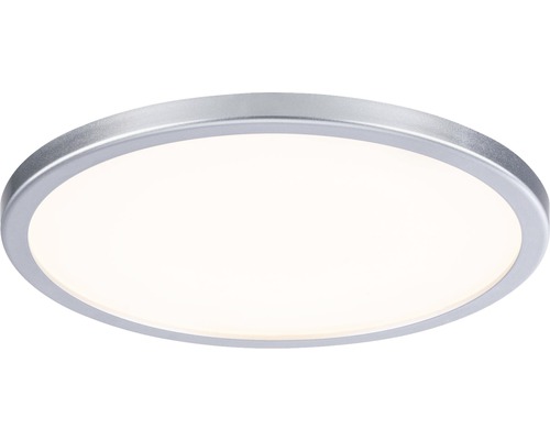 Éclairage LED à encastrer panneau AREO VariFit 15W 3000K Ø 175mm chrome mat Plafonnier rond