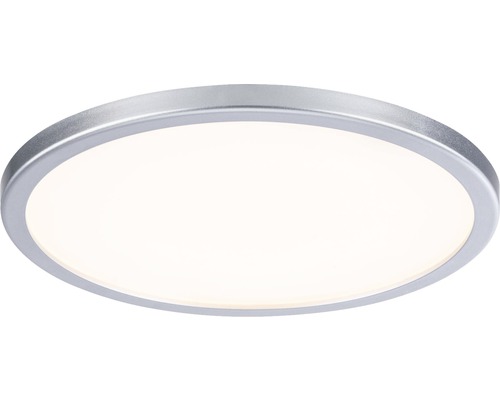 Éclairage LED à encastrer panneau AREO VariFit 15W 3000K Ø 175mm chrome mat