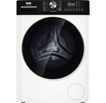 Lave-linge avec différents programmes de lavage et affichage numérique