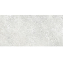 Nahaufnahme einer hellen Fliese mit Marmorierung