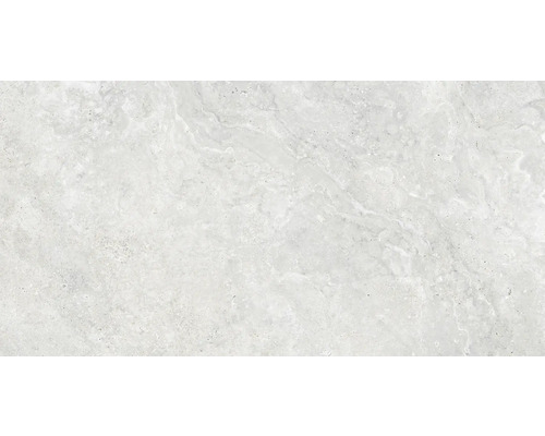 Nahaufnahme einer hellen Fliese mit Marmorierung