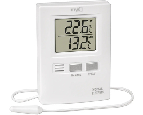 Thermomètre numérique pour la mesure de la température intérieure et extérieure