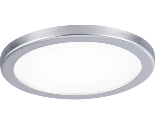 Éclairage LED à encastrer panneau AREO VariFit 8W 4000K Ø 118mm chrome mat