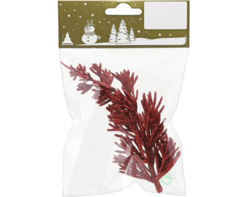 Branche décorative dans un sac