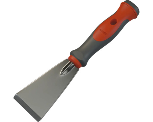 Akkit Fliesenstemmspachtel mit 3K-Griff B = 60 mm Spachtel mit Kunststoffgriff