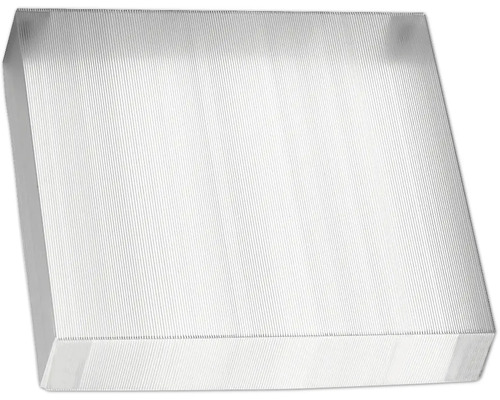 Acrylglas Lichtverteiler mit Rillenstruktur