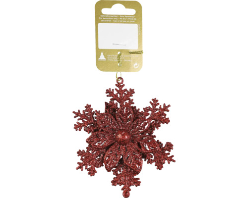 Dekorative Schneeflocke zum Aufhängen