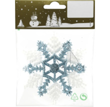 Pendentif décoratif flocon de neige dans son emballage