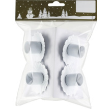 Verpackung mit acht Kerzenhalter aus Papier für Adventskranz