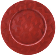 Assiette avec motif géométrique