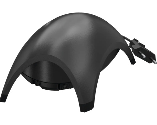 Lampe de bassin noire avec prise