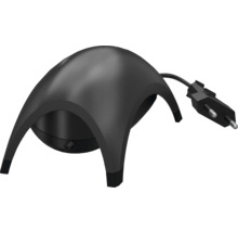 Pompe de fontaine d''intérieur noire avec prise