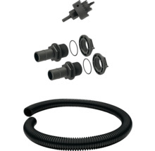 Scie cloche, raccord de tuyau, joints d''étanchéité et tube ondulé en kit