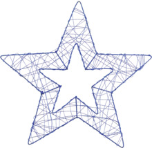 Dekorativer Stern aus Draht