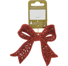 Dekorativer Weihnachtsbaumschmuck Schleife