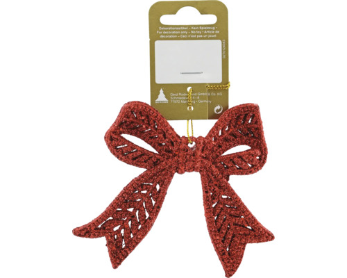 Dekorativer Weihnachtsbaumschmuck Schleife