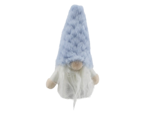 Figurine décorative de nain avec bonnet et barbe