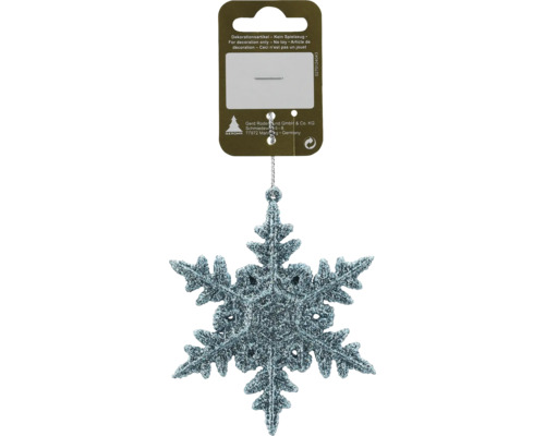 Pendentif flocon de neige pailleté pour la décoration
