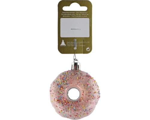 Boule de Noël donut avec vermicelles