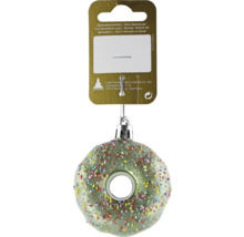 Pendentif décoratif en forme de donut avec vermicelles