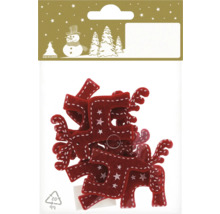 Dekorative Rentiere aus Filz, Weihnachtsdekoration