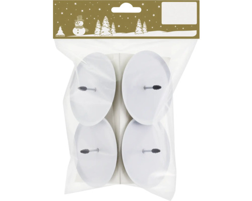 Emballage de quatre douilles de bougies en métal