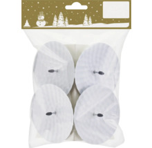 Verpackung mit vier Kerzentüllen für Adventskerzen