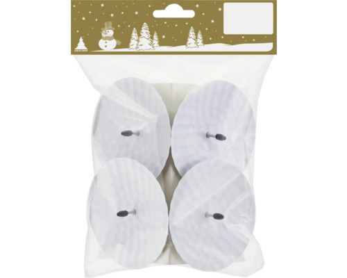 Paquet de quatre douilles pour bougies de l''Avent